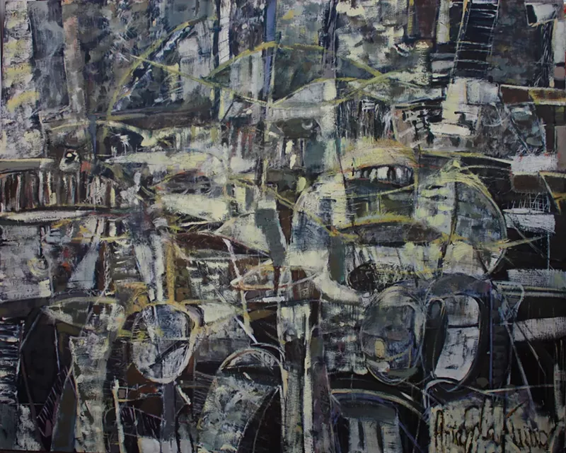 Image: “#2 Untitled,” by Ania Gola-Kumor, oil on canvas.