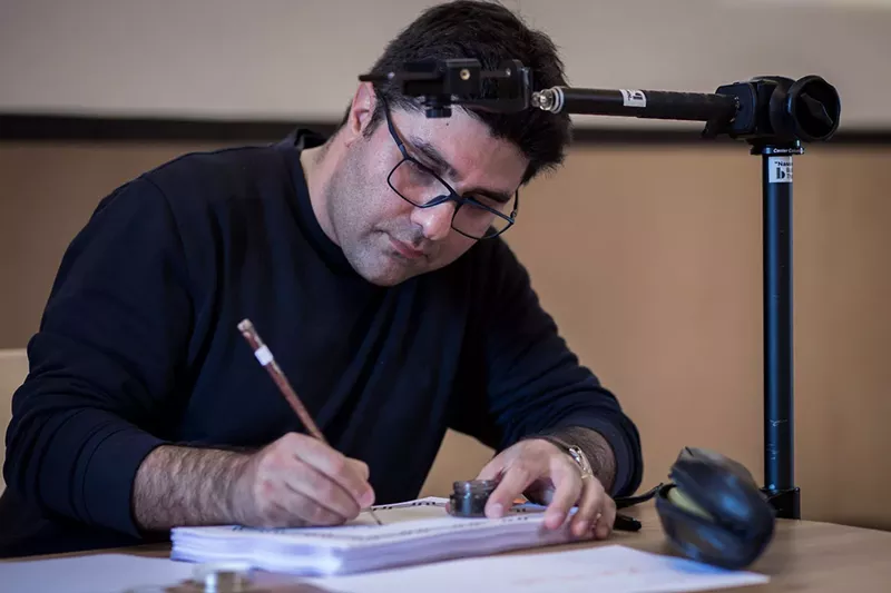 Image: Playwright Nassim Soleimanpour.