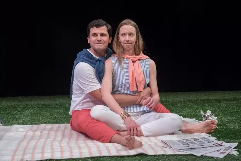 Image: Jihad Milhem and Emily K. Harrison in She Rode Horses Like the Stock Exchange.