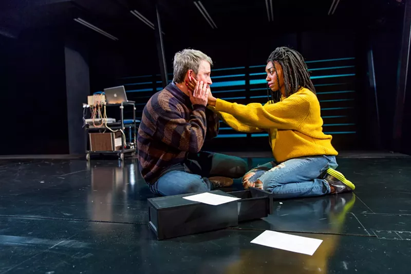 Image: Timothy McCracken and Tatiana Williams in Smart People.