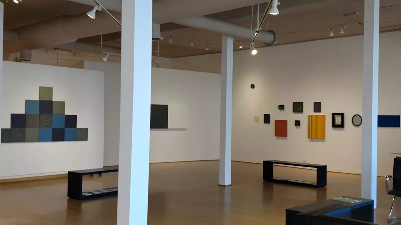 Image: Installation view of Ted Laredo: 93 million miles from the sun.