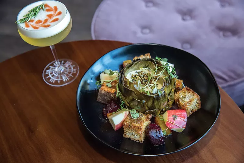 Image: Dip into savory artichoke fondue and a Colorado Sour cocktail at the Family Jones.