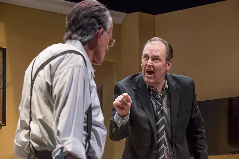 Image: Randy Moore (left) and Erik Sandvold in The Luckiest People.