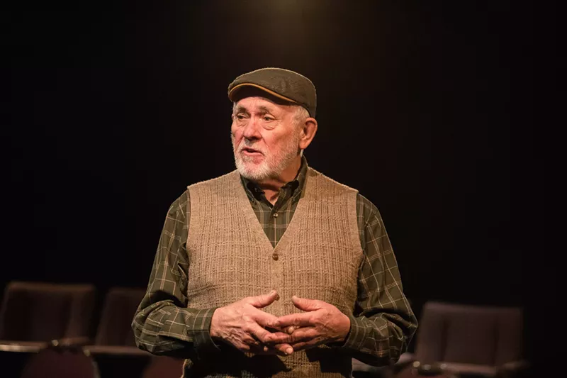Image: Jim Hunt as the Stage Manager in Our Town.