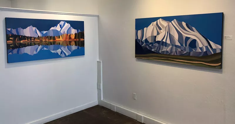 Image: Installation view of Topher Straus: The Parks at Niza Knoll Gallery.