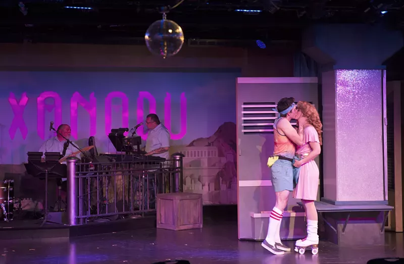Image: Marco Robinson and Lauren Shealy in Xanadu.