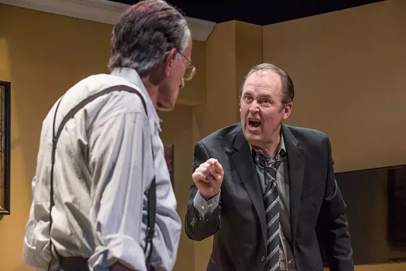 Image: Randy Moore (left) and Erik Sandvold in The Luckiest People.