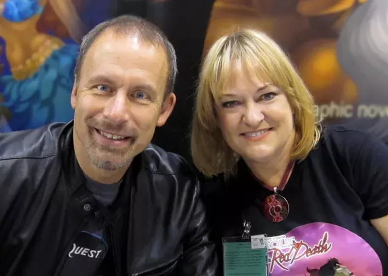 Image: Richard and Wendy Pini (Elfquest) will be featured guests at DiNK the weekend of April 13-14.