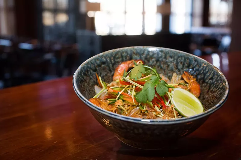 Image: Zengo’s stir-fried noodle dish is a sleeper hit.