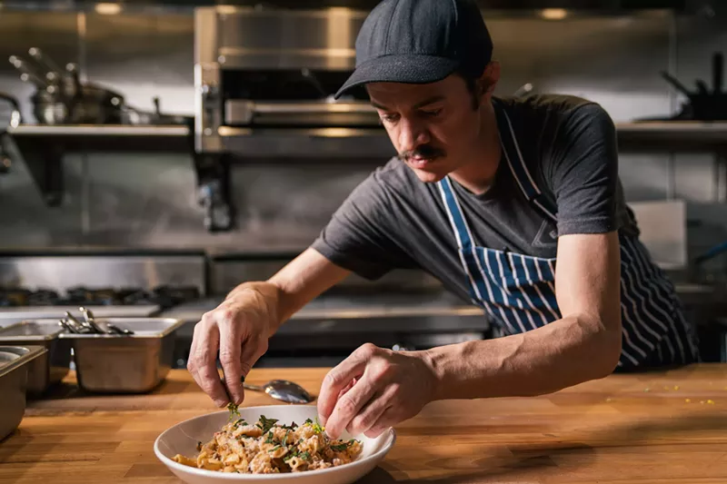Image: Dennis "Denn" Phelps pictured in the Point Easy kitchen in early July.