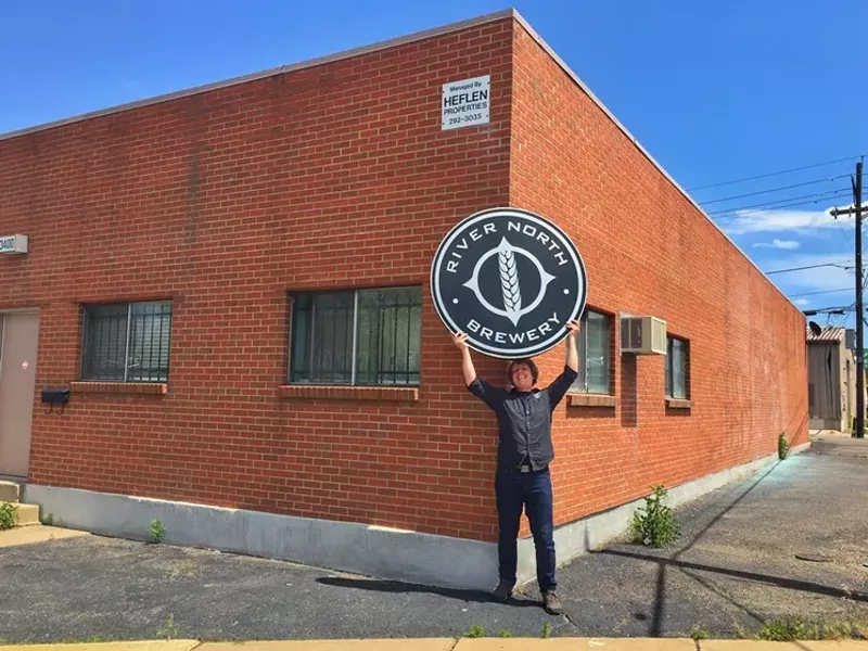 Image: River North Brewery founder Matt Hess at the new location on Blake Street.
