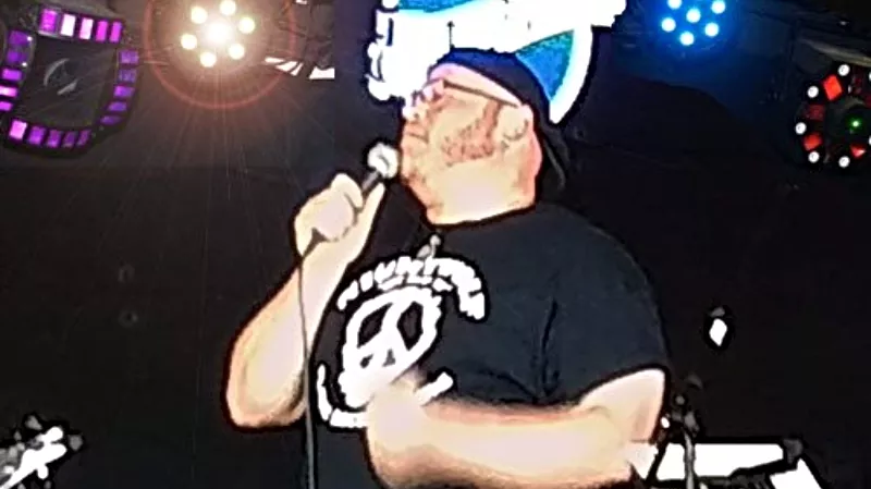 Image: A photo of Nightwolf lead singer Ryan McPherson from the fundraising page set up after his injury.