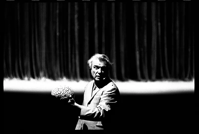Image: David Byrne's American Utopia Tour, Red Rocks, August 27, 2018.