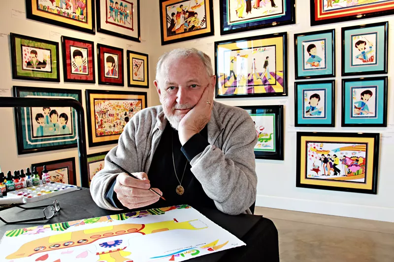 Image: Animator Ron Campbell is bringing his paintings to BITFACTORY Gallery.
