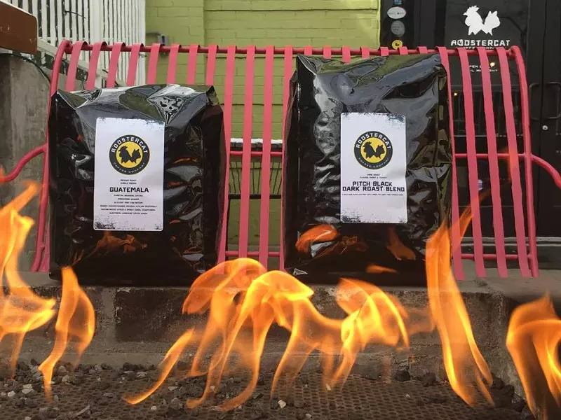 Image: Roostercat Coffee House began roasting beans in January but is now closed.
