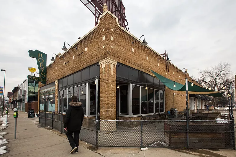 Image: Rory's Tavern, here seen on a chilly winter day, is now closed on Broadway.