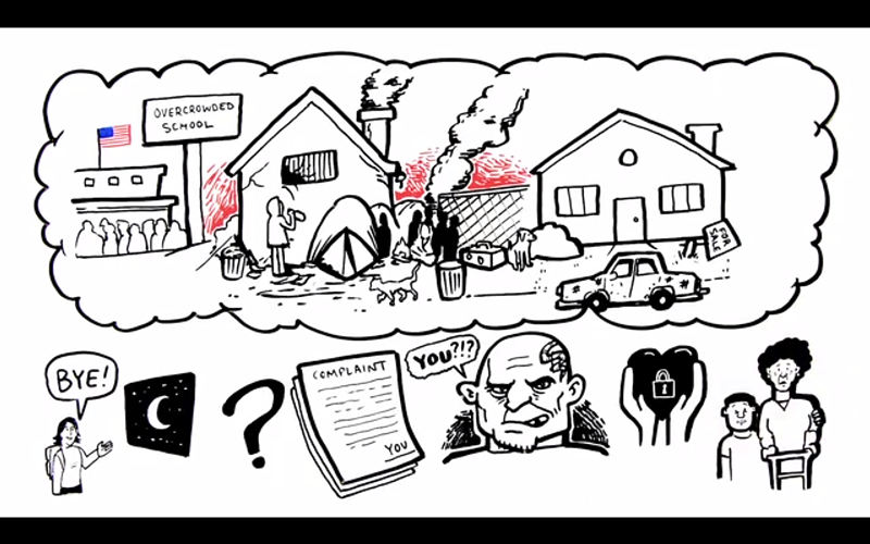 Image: Safe and Sound Denver posted a video in November warning of problems with the proposal.
