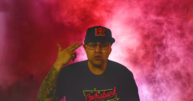 Image: Saint Joe's got ’90s rap on his mind.