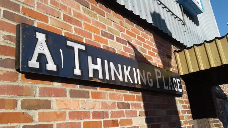 Image: Sancho's Broken Arrow, at 741 East Colfax Avenue, is a thinking place, according to the iconic sign.