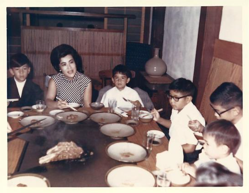 Asakawa's family would go to Benihana for special occasions for a taste of Japanese food, albeit Americanized.