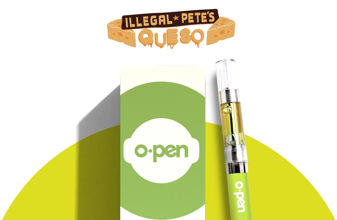 The Illegal Pete’s Queso Cannabis Vape will be sold through October 31.
