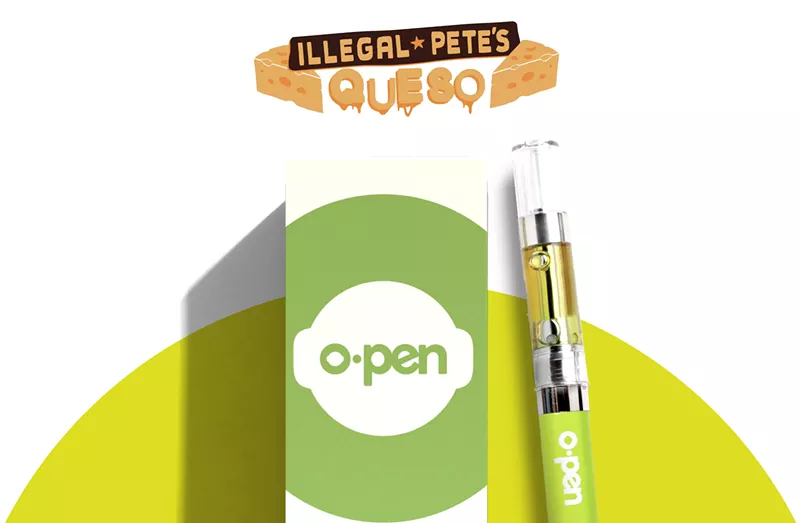 Image: The Illegal Pete’s Queso Cannabis Vape from O.Pen