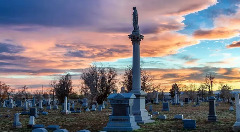 Image: Riverside Cemetery is one of the locations in the Denver Horror Collective's new anthology, Terror at 5280'.