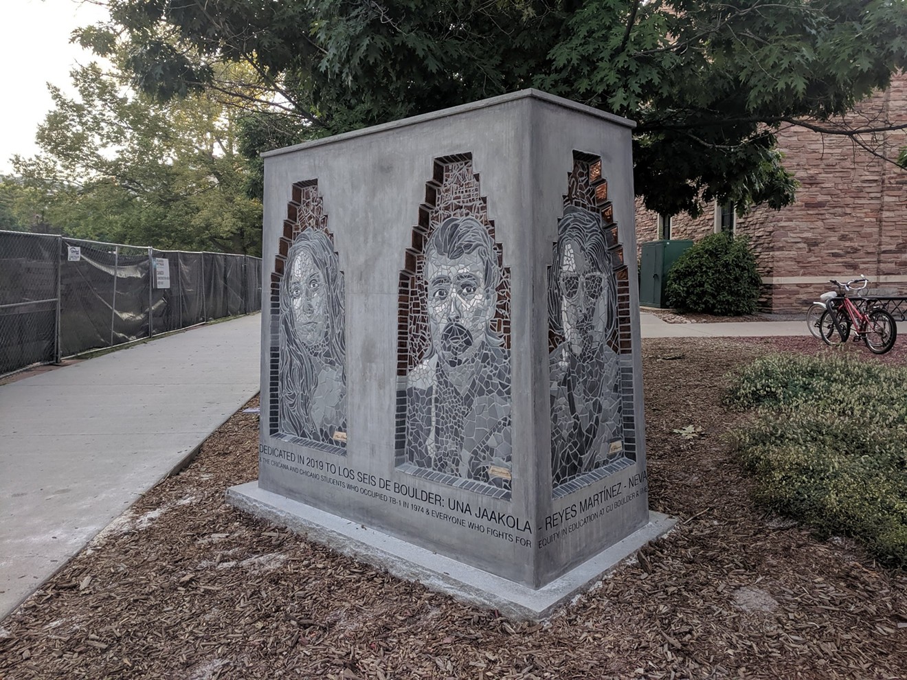 A collaboration among University of Colorado students produced a sculpture on campus honoring six Chicano activists who died in car bombings in Boulder in 1974.