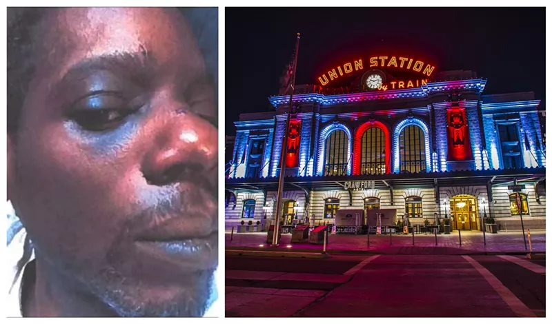 Image: Raverro Stinnett was brutally beaten at Union Station in April 2018.