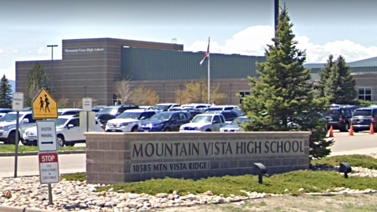 Mountain Vista High School in Douglas County is the site of the week's largest newly identified COVID-19 outbreak.
