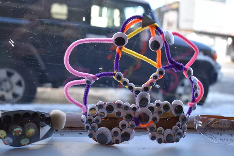 Image: A pair of sunglasses created by Dmitri Obergfell.