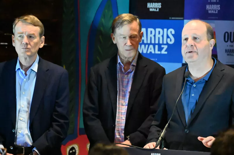 Image: Jared Polis, John Hickenlooper and Michael Bennet