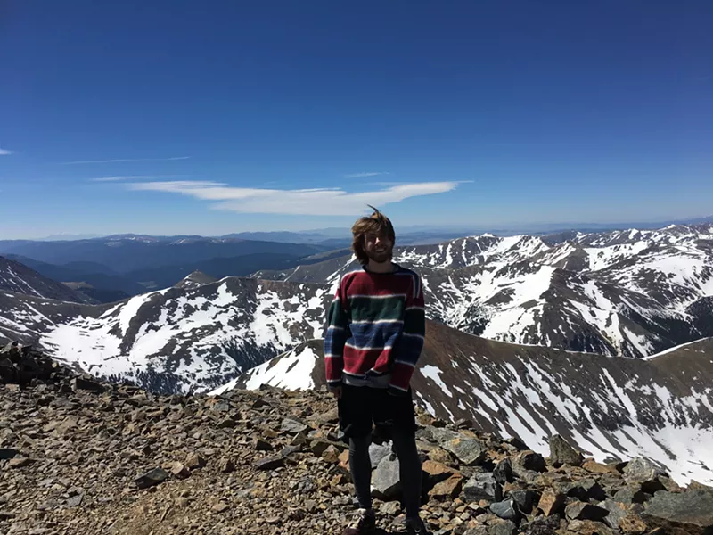 Image: In disbelief at the top of Grays Peak.