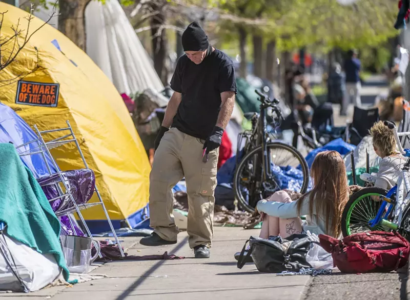 Image: Homeless service providers want to set up a temporary safe site for up to 100 people.