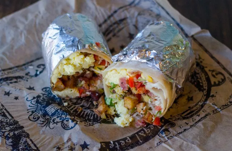 Image: Home-grown chain Illegal Pete's celebrates Breakfast Burrito Day on Saturday.