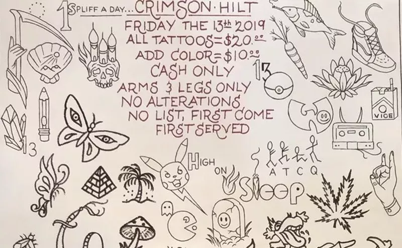 Image: Seven Tattoo Shops Celebrating Friday the 13th With Killer Deals
