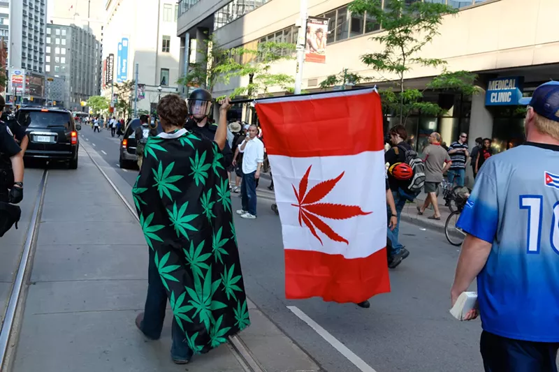 Image: Canada's federal government has been officially considering legalizing cannabis since 2017.