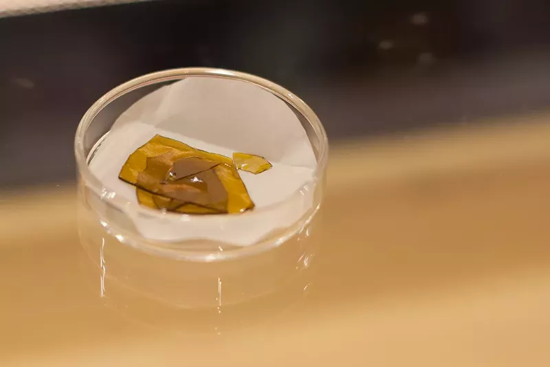 Image: Even wax made up of 1 percent THC can be too much for some.