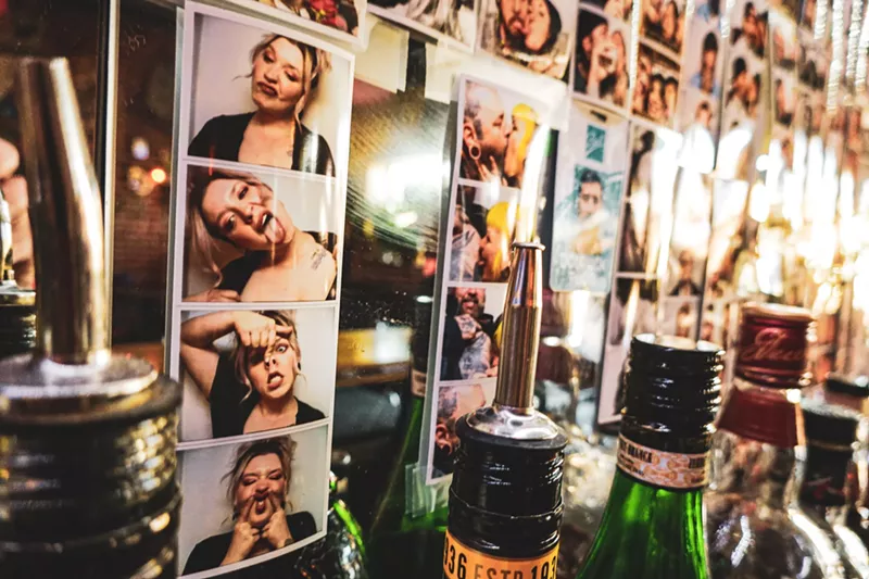 Image: Anna Lockhart visited the photo booth at Crow Bar.