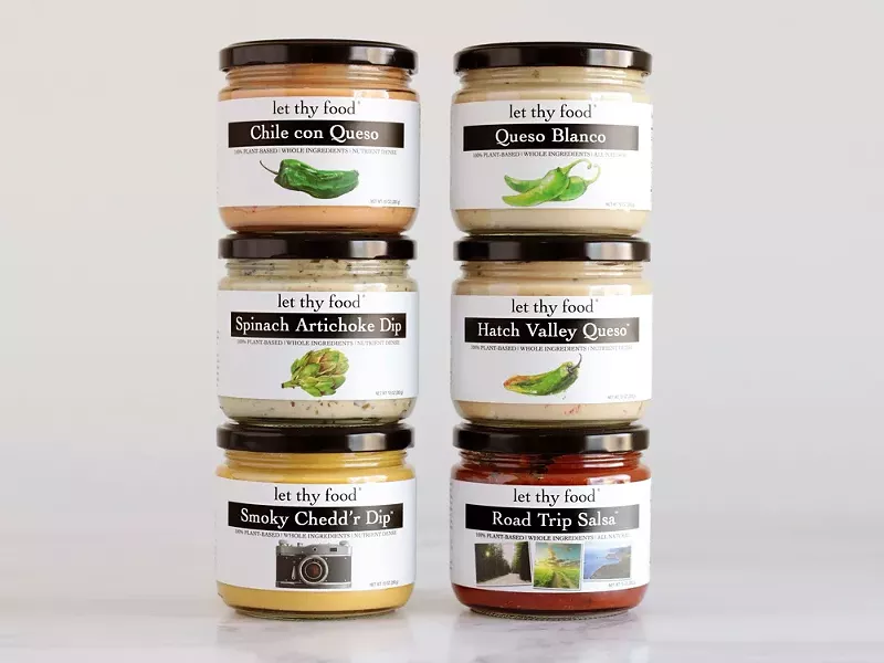 Image: Colorado-based Let Thy Food created cheesy dips and nutrient-packed "parm" toppers.