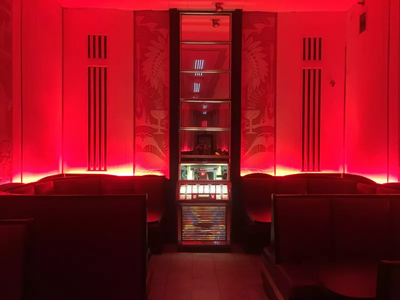 Image: The Cruise Room's jukebox is (finally) up and running.