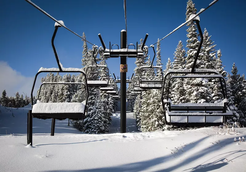 Image: Eldora got fifteen inches of new snow during October's first large storm.