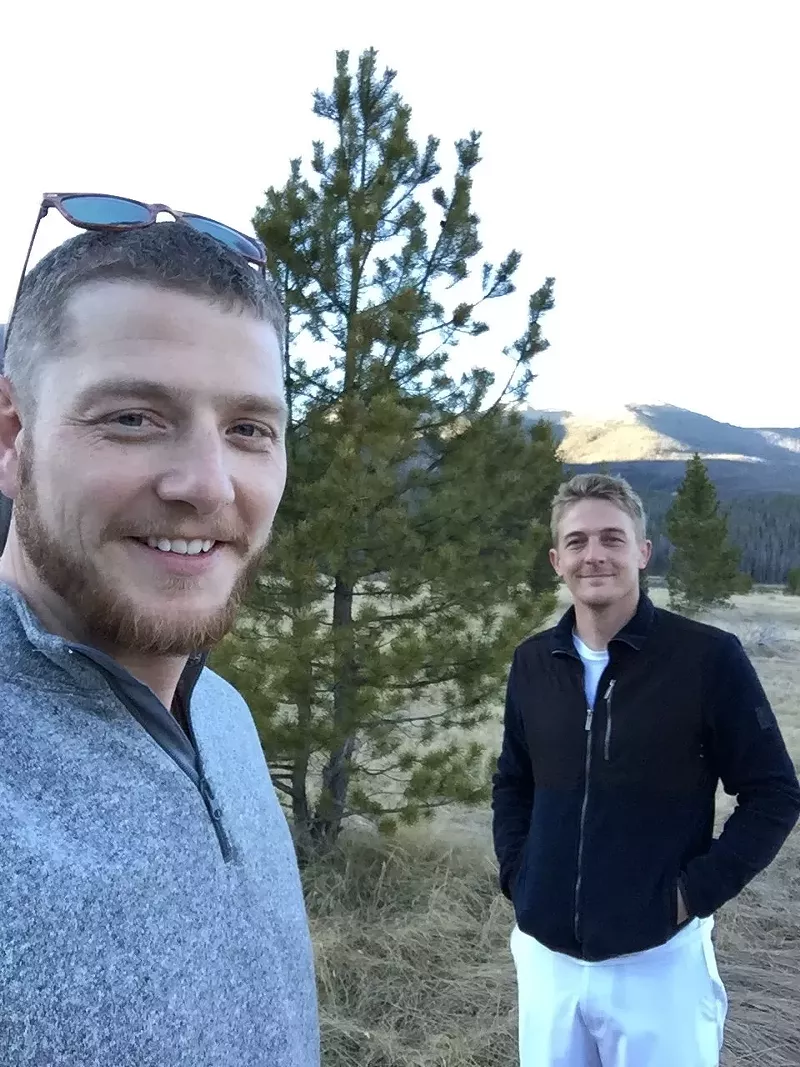 Image: Skyyguard co-founders Sean Smith (left) and Chase Baron.