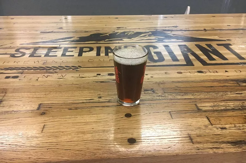 Image: Major Hemp Brown Ale is ready to go.