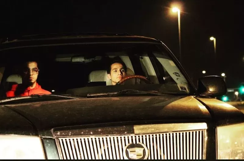 Image: Sly S.G. Guevara (in the driver's seat) and Drain HipHop.