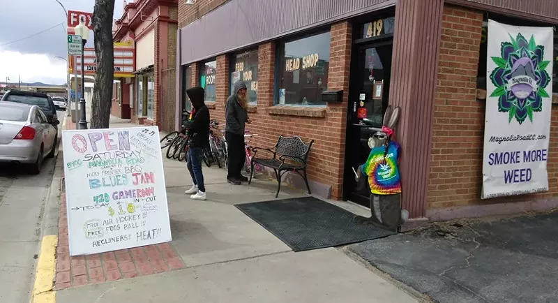 Image: Launched last fall, the Feed Your Head shop and smoke lounge closed in May amid disputes with Trinidad city officials.