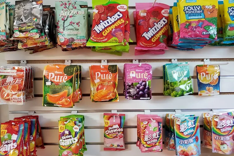 Image: Stock up on candy and more from around the world.