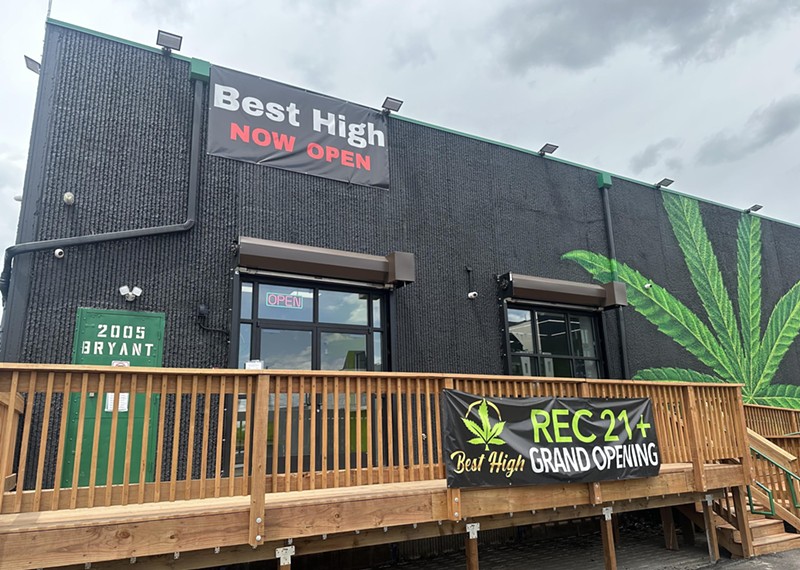 Best High's new dispensary, located right next to Mile High Stadium, opened in late April.