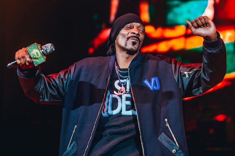 The one, the only, Snoop D-O-double-G, at a previous Denver concert.