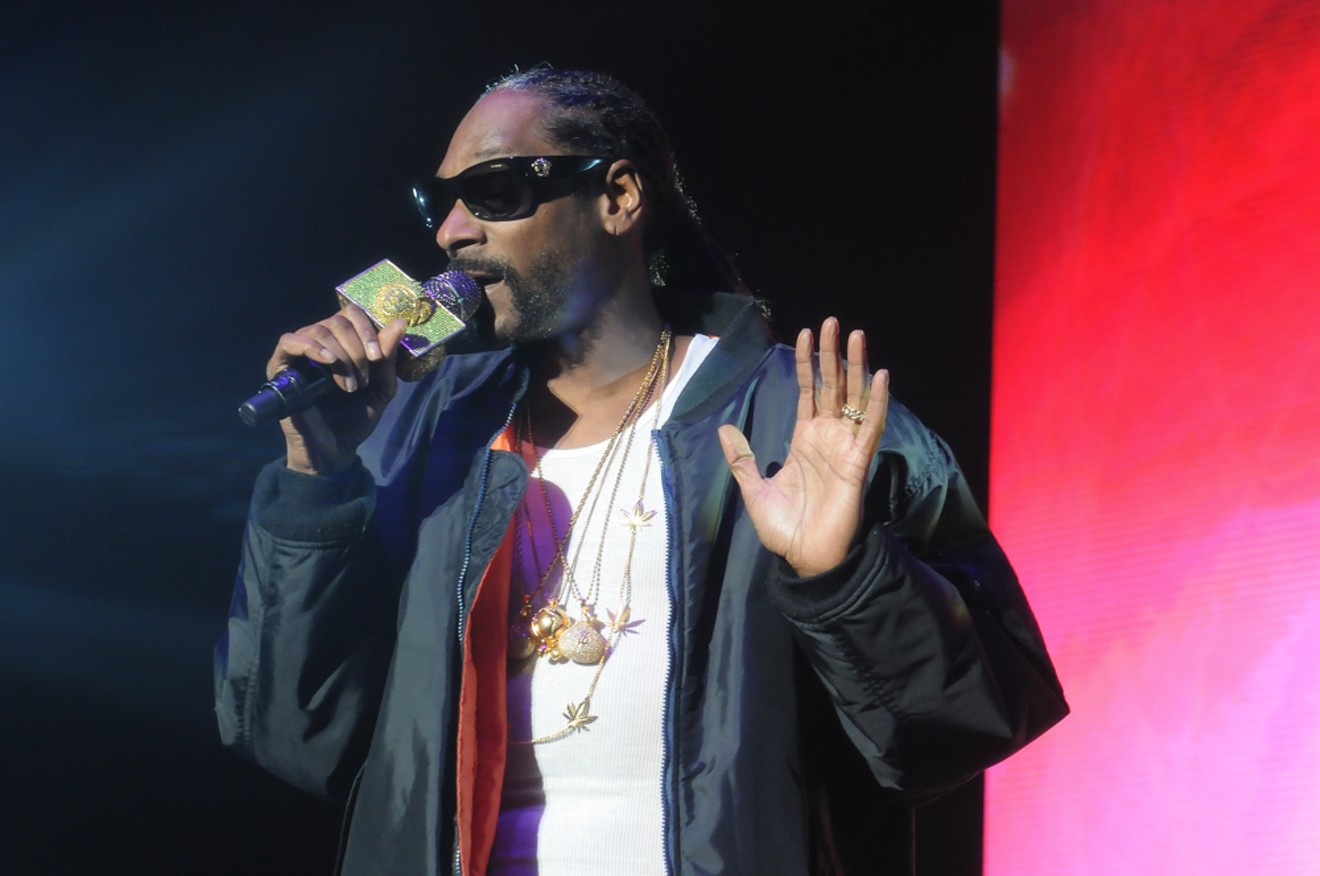 Snoop Dogg performing during his third annual Wellness Retreat at Fiddler's Green on April 20, 2016.